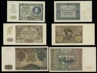 Polska, zestaw 3 banknotów, 1940–1941