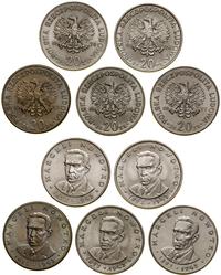 Polska, zestaw: 5 x 20 złotych, 1974–1983