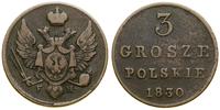 Polska, 3 grosze, 1830 FH