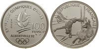100 franków 1990, Paryż, XVI Zimowe Igrzyska Oli