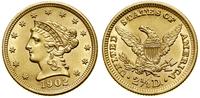 2 1/2 dolara 1902, Filadelfia, typ Liberty head,