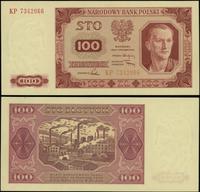 100 złotych 1.07.1948, seria KP, numeracja 73420