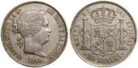 20 realów 1859, srebro, 25.88 g, małe uderzenia 