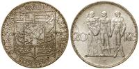 20 koron 1933, Kremnica, srebro próby 700, 11.95