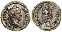denar 209, Rzym, w: Głowa cesarza w wieńcu, ANTO