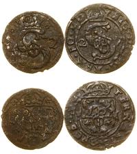 lot 2 monet, denar 1622, Kraków oraz ternar 1627