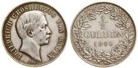 1/2 guldena 1860, pod głową władcy VOIGT, AKS 12