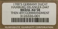 Niemcy, medal o wadze dukata - 