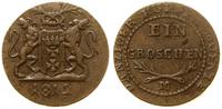 1 grosz 1812 M, Gdańsk, dłuższe gałązki pod nomi