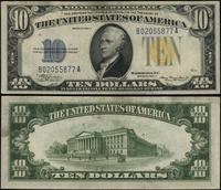 10 dolarów 1934 A, seria B 02055877 A, żółta pie