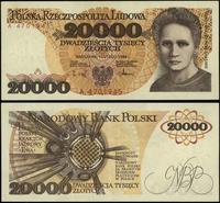 20.000 złotych 1.02.1989, rzadka, seria początko