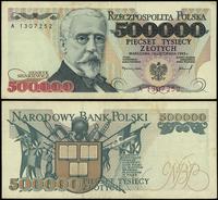500.000 złotych 16.11.1993, rzadka, początkowa s