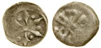 denar jednostronny XIV/XV w., Sześciopromienna g