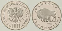 100 złotych 1977, PRÓBA Ochrona Środowiska - Żub