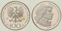 100 złotych 1976, Tadeusz Kościuszko, srebro, st