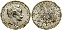 3 marki 1912 A, Berlin, moneta lekko przetarta, 