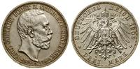 3 marki pośmiertne 1909 A, Berlin, patyna, monet