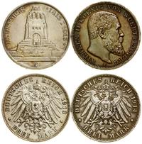 lot 2 x 3 marki, 3 marki 1913 E, Muldenhütten - 