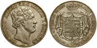 dwutalar 1853 F, Drezno, srebro, 36.99 g, czyszc