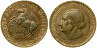 10.000 marek 1923, miedź złocona, 32.72 g, patyn