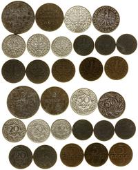zestaw 15 monet, 2 kopiejki 1916 A, 3 kopiejki 1