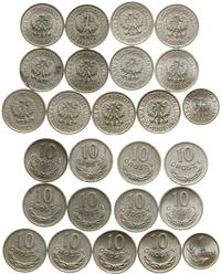 zestaw 12 monet, Warszawa, 1 grosz 1949, 11 x 10