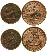 Kanada, tokeny o nominale: 1/2 pensa oraz 1 pens, 1854 i 1852(?)