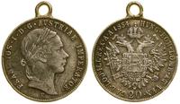 20 krajcarów 1854 E, Karlsburg, moneta wyczyszcz