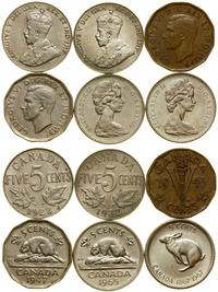 zestaw 6 x 5 centów 1922, 1932, 1943, 1947, 1965