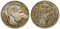 1 korona 1895, Kremnica, patyna, Herinek 810, KM