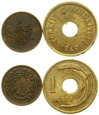 lot 2 monet, w zestawie: 1 para 1847 oraz 1 kuru