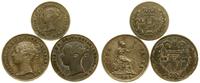 zestaw 3 monet, Londyn, w zestawie: 2 pensy 1838
