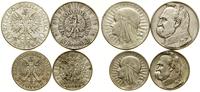 zestaw 4 monet 1933–1936, Warszawa, w zestawie: 
