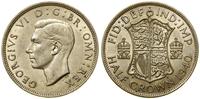 1/2 korony 1940, Londyn, srebro próby 500, 14.13