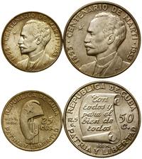 Kuba, zestaw: 25 i 50 centavo, 1953