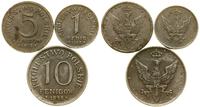 Polska, zestawa 3 monet, 1918 F