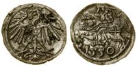 denar 1550, Wilno, bardzo rzadki rocznik, moneta