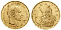 10 koron 1900, Kopenhaga, złoto próby 900, 4.48 