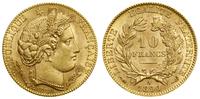 Francja, 10 franków, 1899 A
