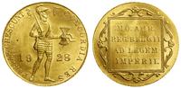 dukat 1928, Utrecht, złoto, 3.49 g, piękny egzem