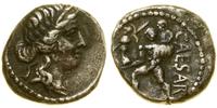 denar 47–46 pne, mennica w Afryce, Aw: Głowa Wen