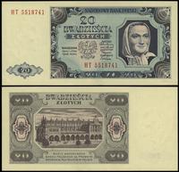 20 złotych 1.07.1948, seria HT, numeracja 551874