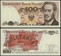 100 złotych 17.05.1976, seria AM, numeracja 1627