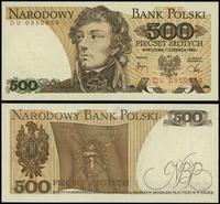 500 złotych 1.06.1982, seria DU, numeracja 08508