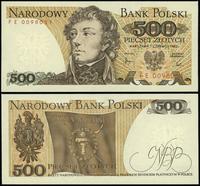 500 złotych 1.06.1982, seria FE, numeracja 00980