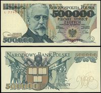 500.000 złotych 20.04.1990, seria L, numeracja 7