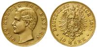 10 marek 1888 D, Monachium, złoto, 3.91 g, czysz
