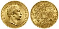 10 marek 1890 A, Berlin, złoto, 3.98 g, ładnie z