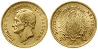 20 marek 1872 E, Muldenhütten, złoto, 7.96 g, us