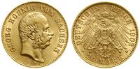 20 marek 1903 E, Muldenhütten, złoto, 7.94 g, rz